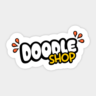 The Doodle Shop Logo Sticker